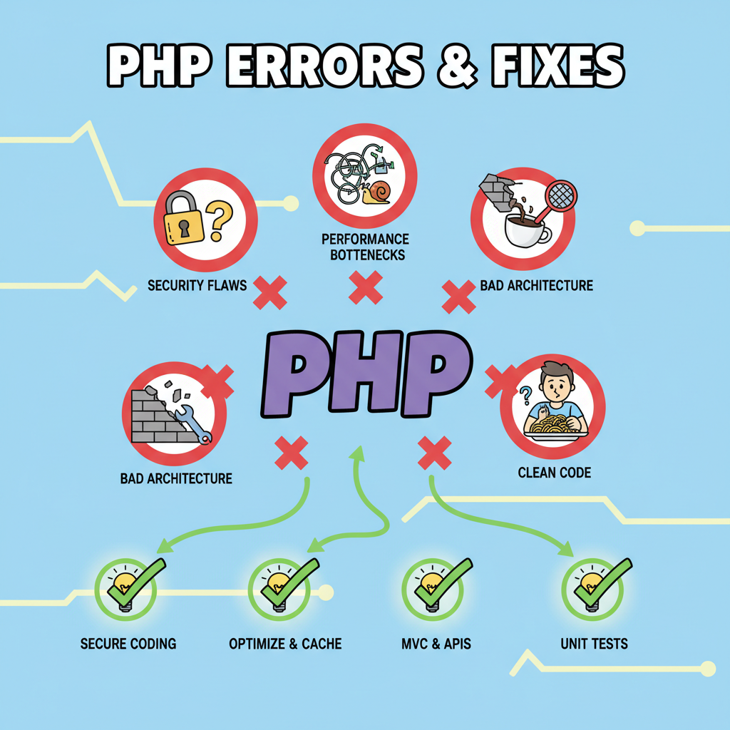 5 errores críticos que todos cometen con PHP (y cómo solucionarlos)