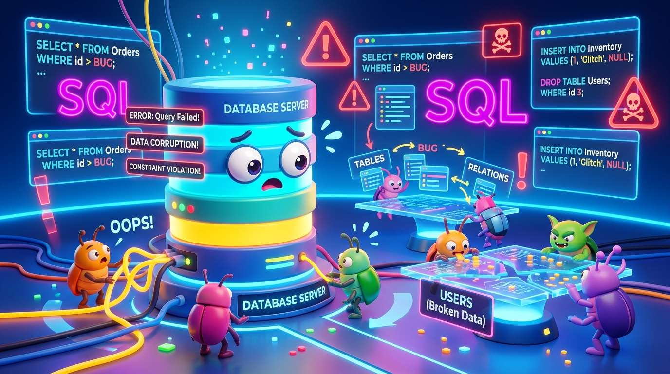 9 errores críticos que todos cometen con SQL (y cómo solucionarlos)
