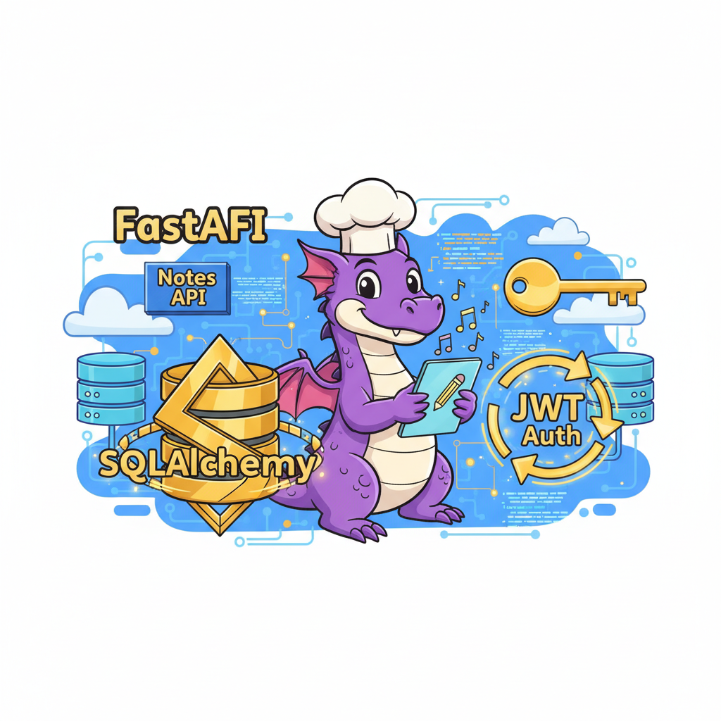 API de notas con FastAPI, SQLAlchemy y autenticación JWT (tutorial práctico)