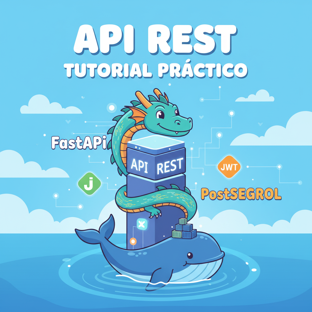 API REST con FastAPI, JWT y PostgreSQL (con Docker) — tutorial práctico