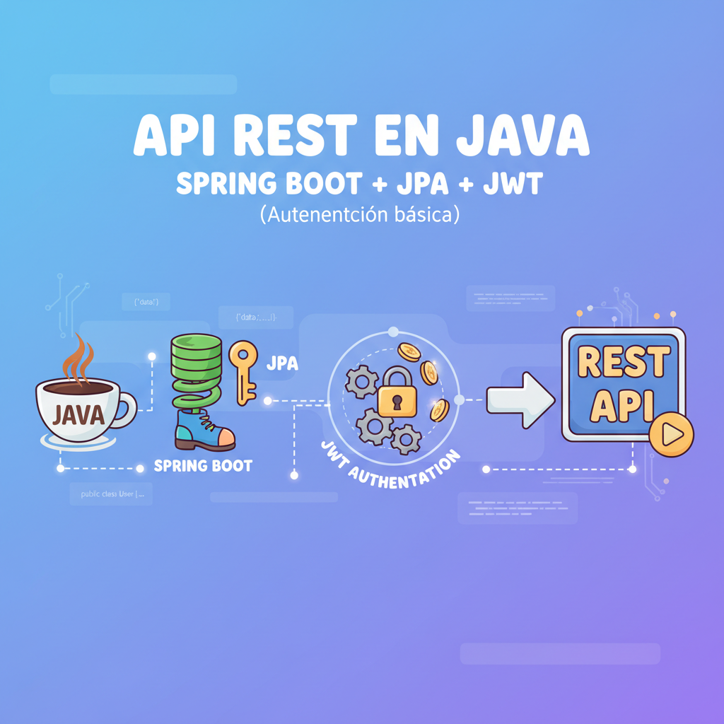 API REST en Java: Spring Boot + JPA + JWT (Autenticación básica)