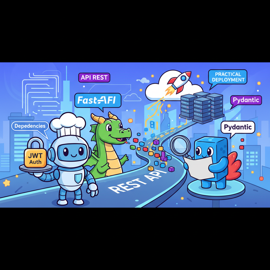 APIs REST con FastAPI y Pydantic: autenticación JWT, dependencias y despliegue práctico