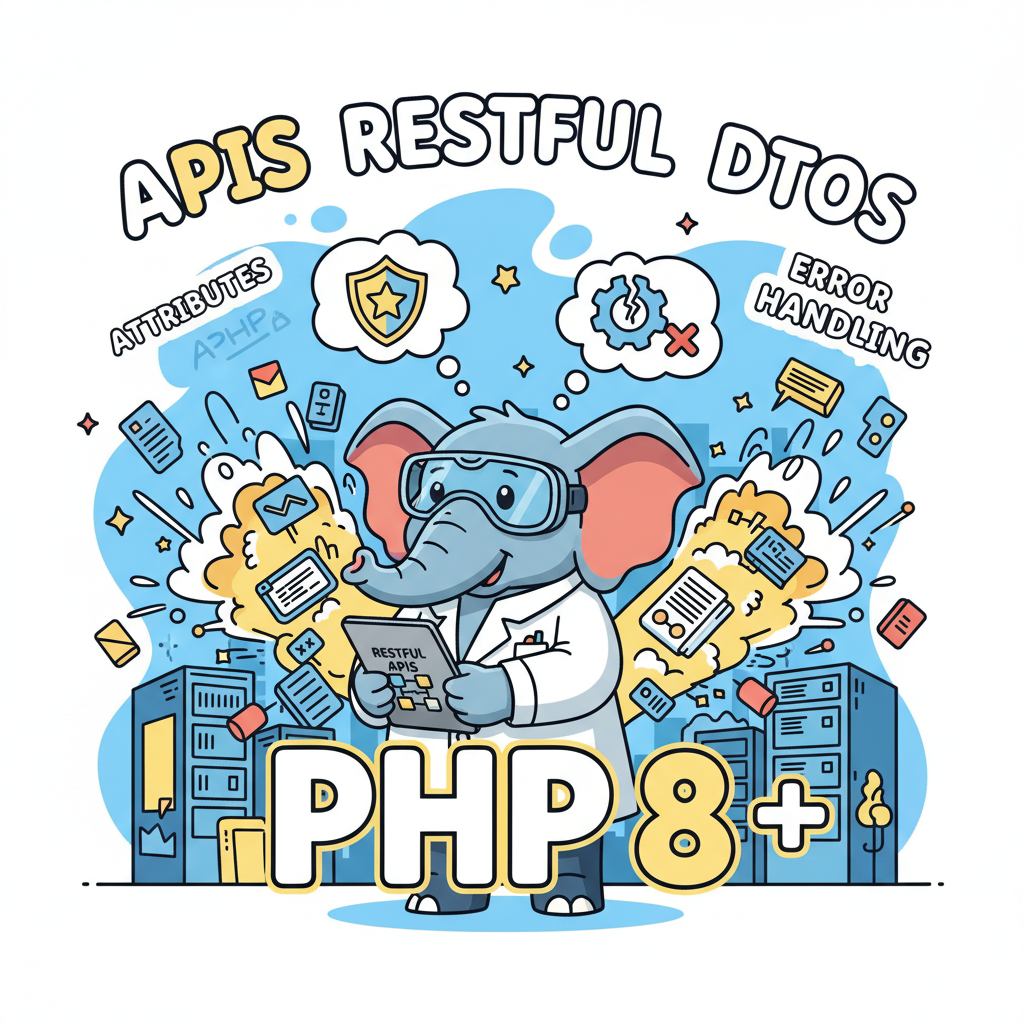 APIs RESTful en PHP 8+: DTOs, Attributes y manejo de errores práctico