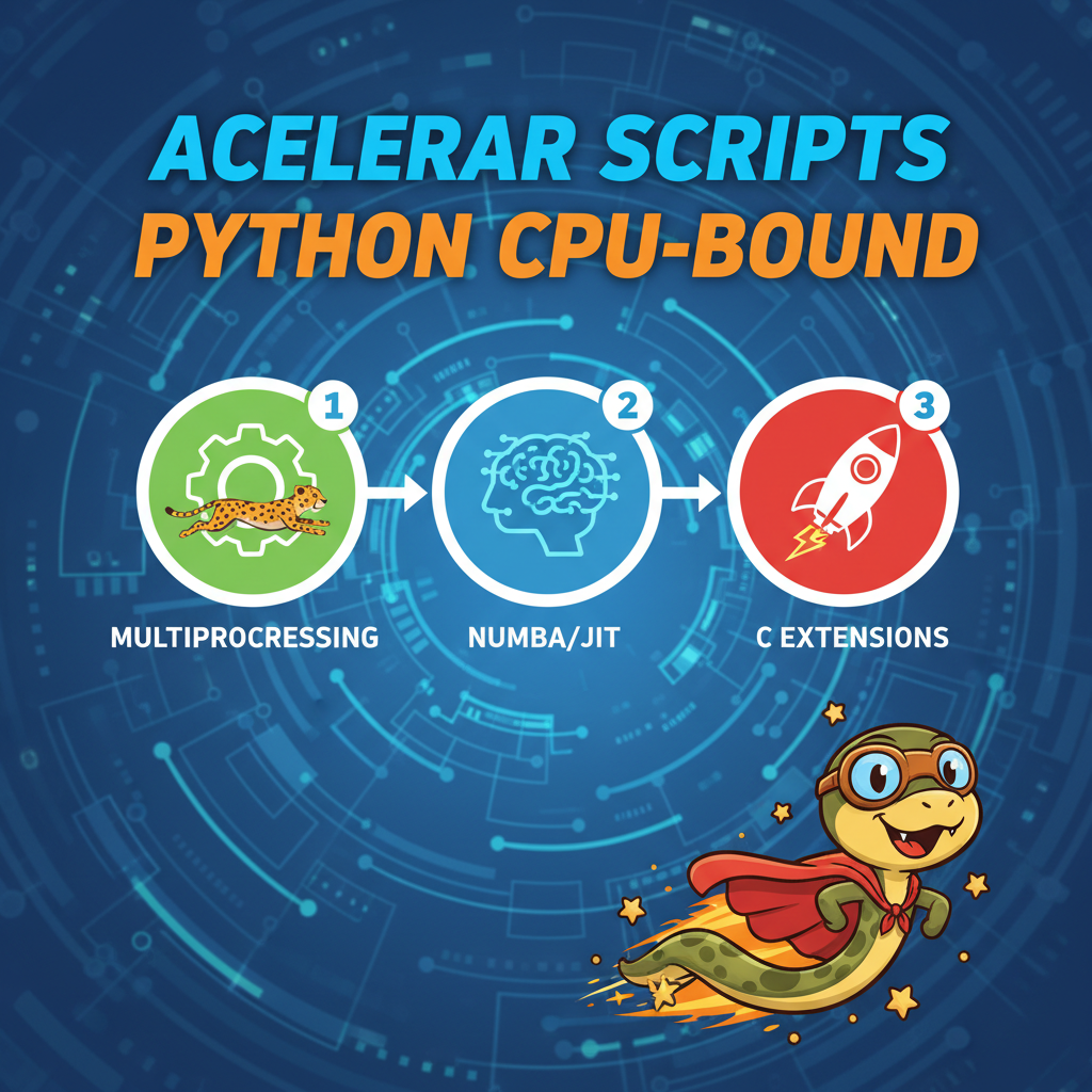 Cómo acelerar tus scripts Python CPU-bound en 3 pasos
