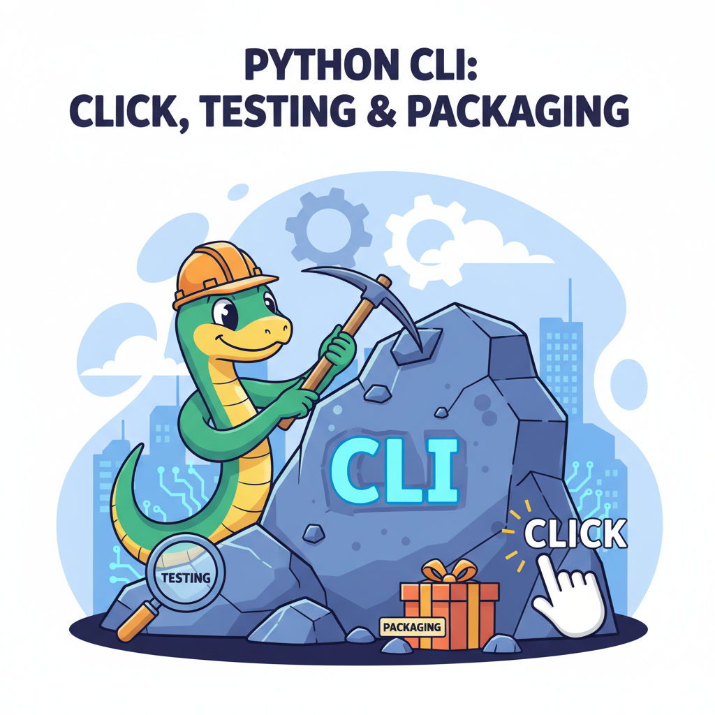 Cómo construir un CLI robusto en Python con Click, testing y empaquetado