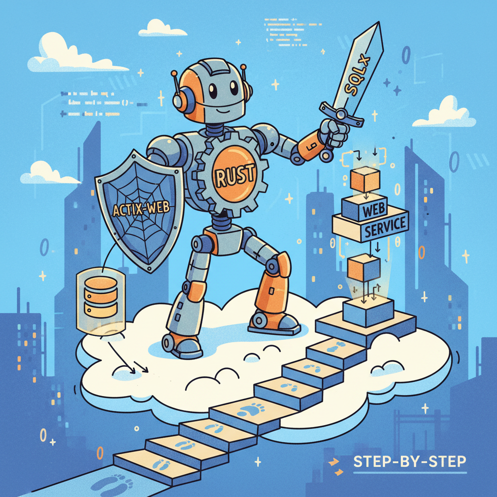 Cómo construir un servicio web en Rust con Actix-web y SQLx paso a paso
