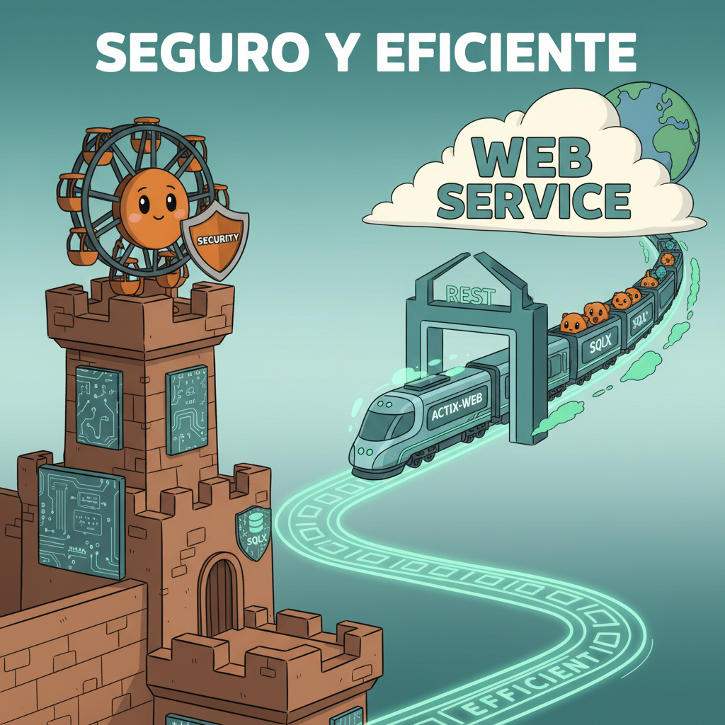Cómo construir un servicio web REST seguro y eficiente en Rust con Actix-web y SQLx