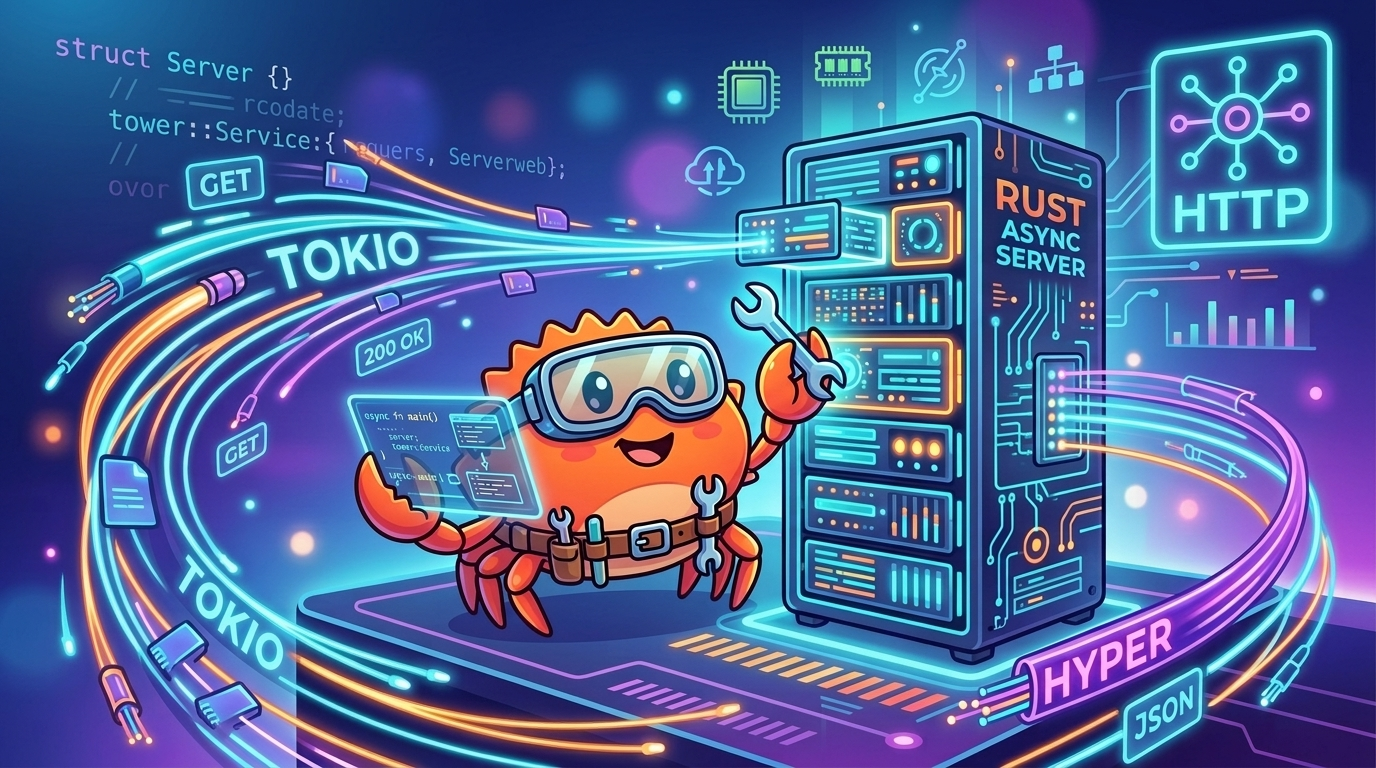 Cómo construir un servidor HTTP asíncrono en Rust con Tokio y Hyper