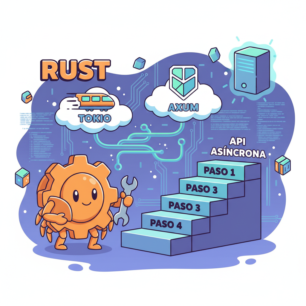 Cómo construir una API asíncrona en Rust con Tokio y Axum: tutorial paso a paso