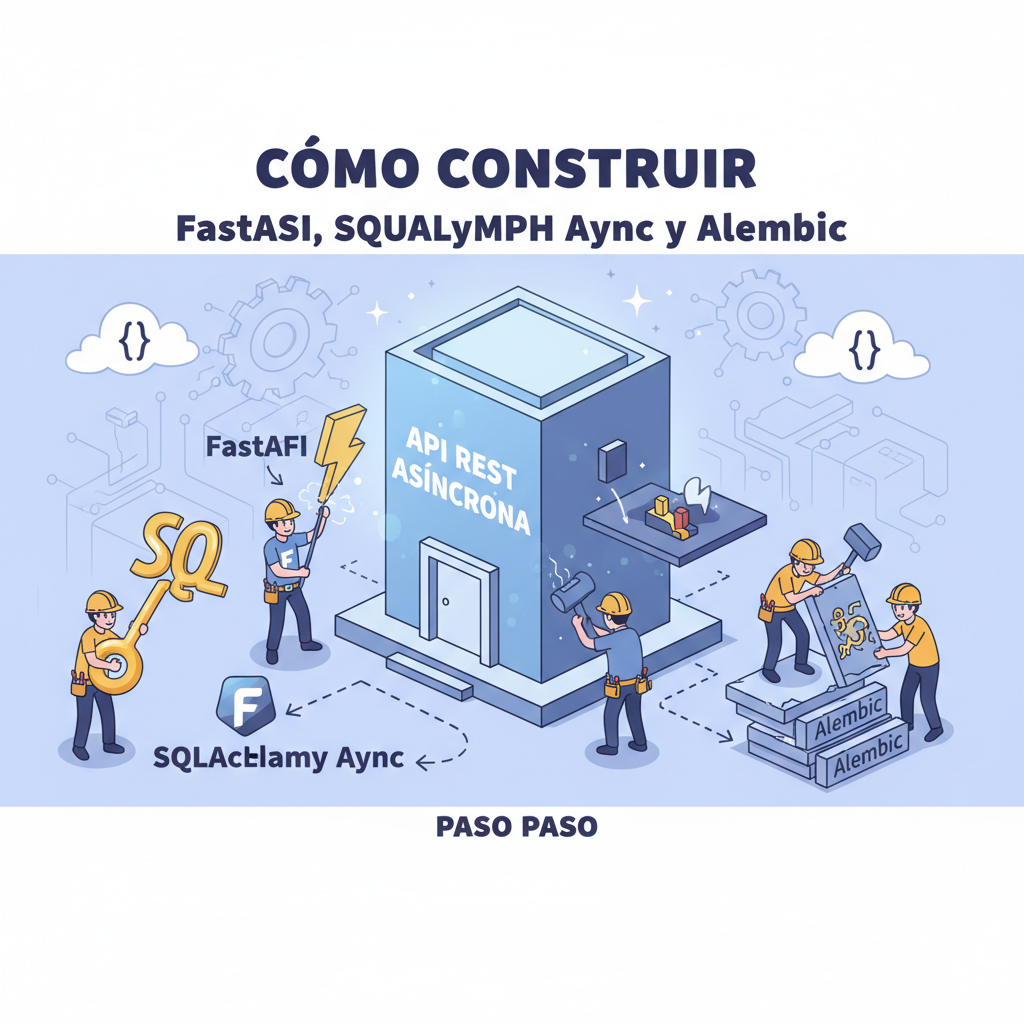 Cómo construir una API REST asíncrona con FastAPI, SQLAlchemy Async y Alembic paso a paso