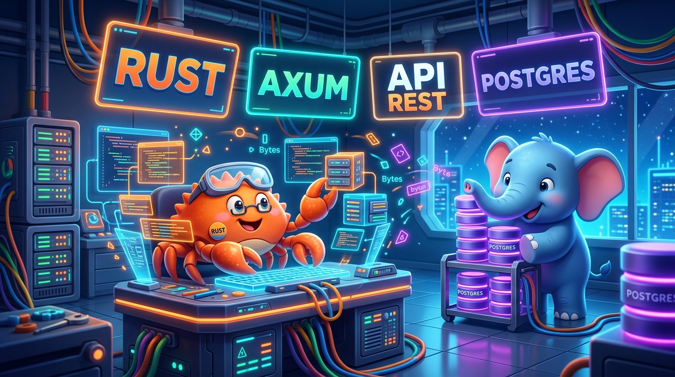Cómo construir una API REST asíncrona en Rust con Axum, SQLx y Postgres
