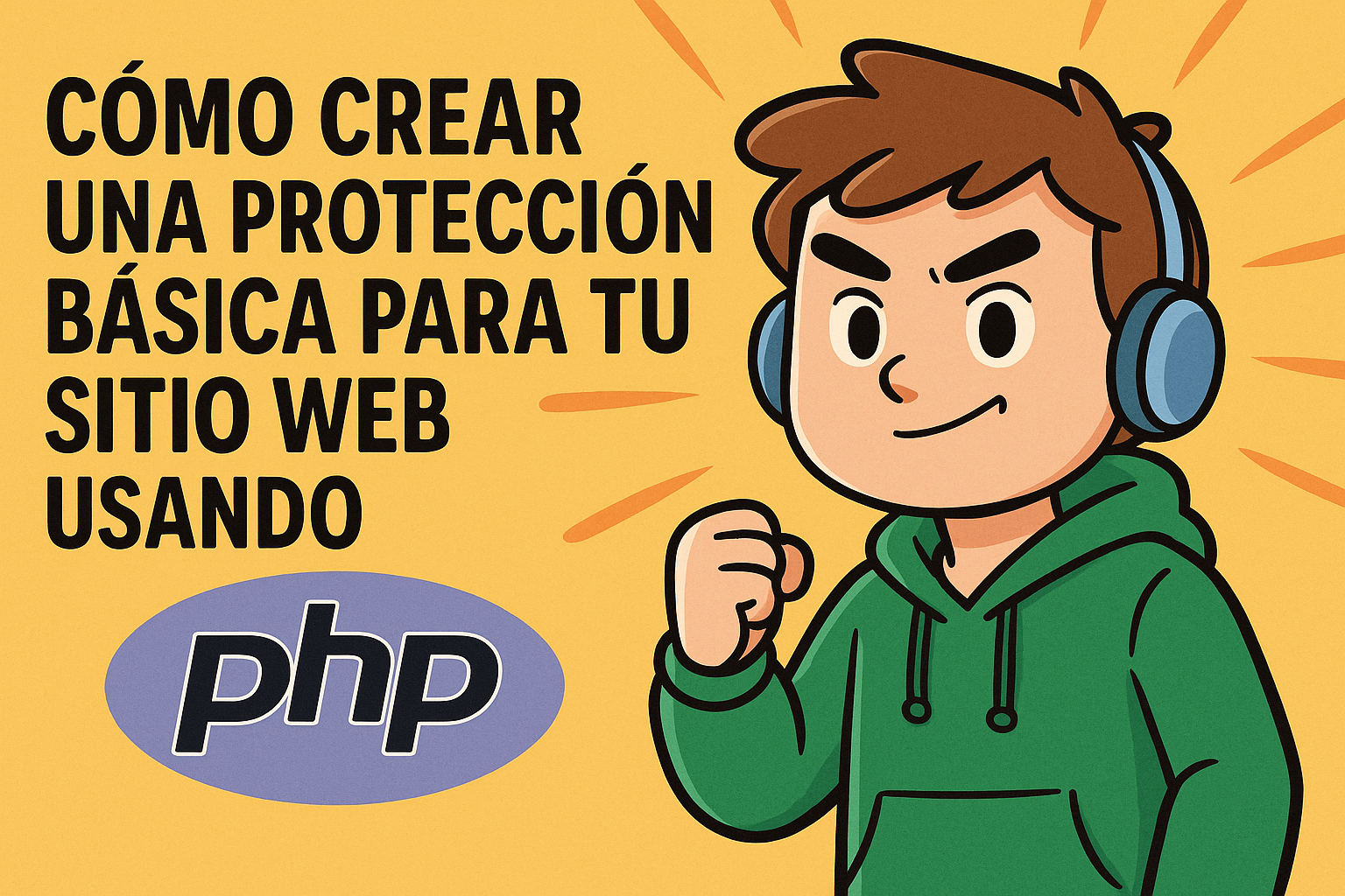 Cómo crear una protección básica para tu sitio web usando PHP