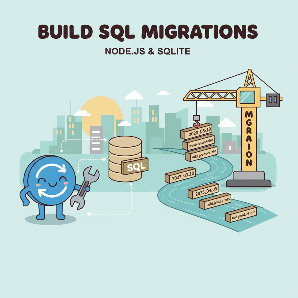 Construye un sistema de migraciones SQL simple con Node.js y SQLite