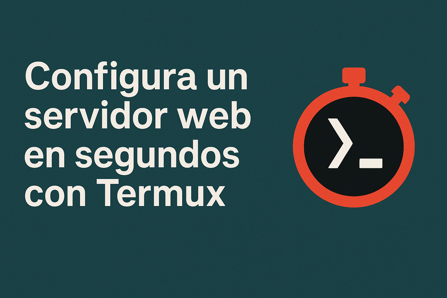 Convierte tu Android en un servidor web con Termux