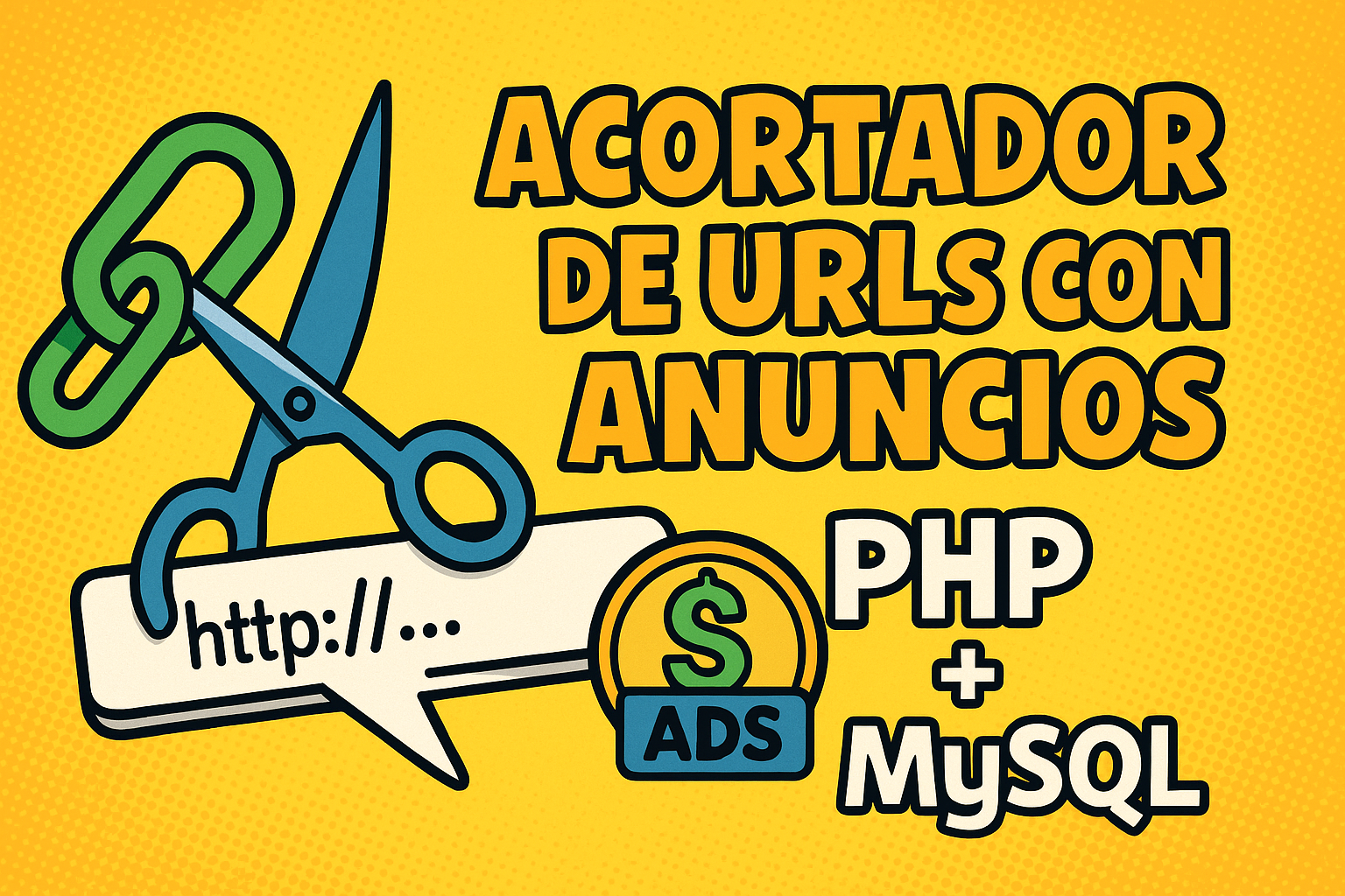 Crea tu propio acortador de URLs con anuncios (PHP + MySQL)