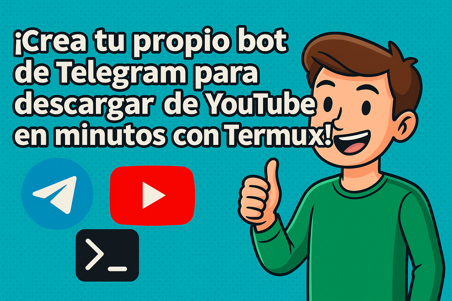 ¡Crea tu propio bot de Telegram para descargar de YouTube en minutos con Termux!