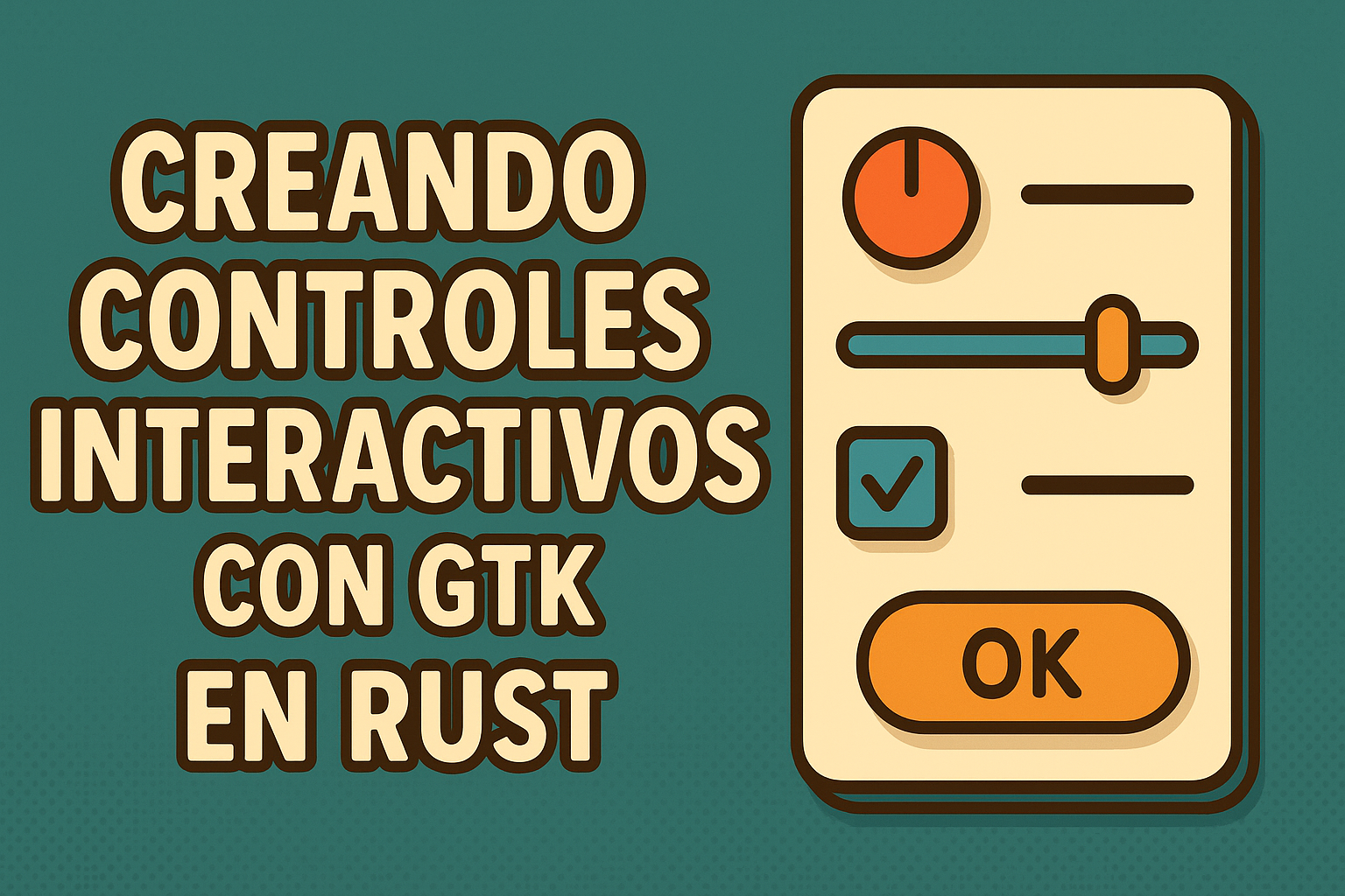 Creando Controles Interactivos con GTK en Rust