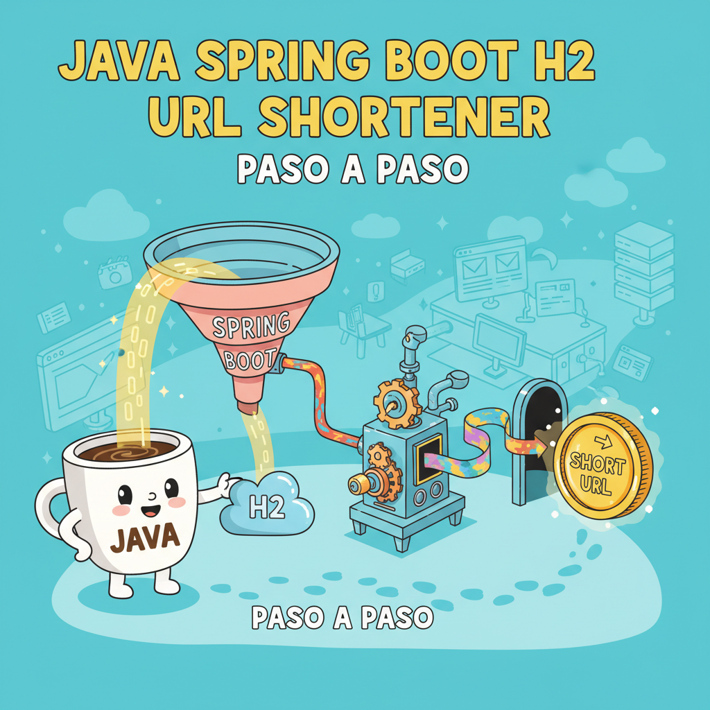 Crear un acortador de URLs en Java con Spring Boot (H2) — paso a paso