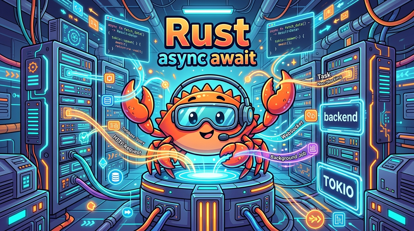 Guía completa de async/await en Rust para desarrollo backend