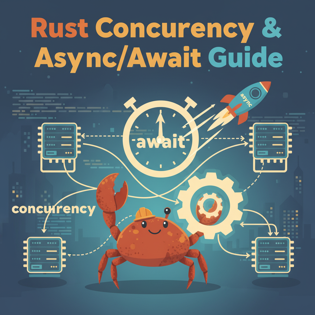 Guía completa de concurrencia y async/await en Rust para desarrolladores