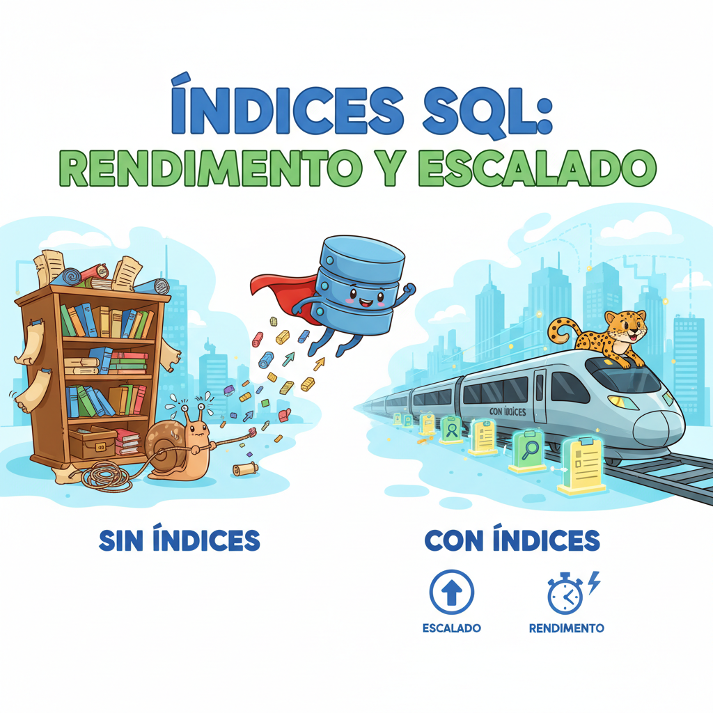 Guía completa de índices en SQL para rendimiento y escalado