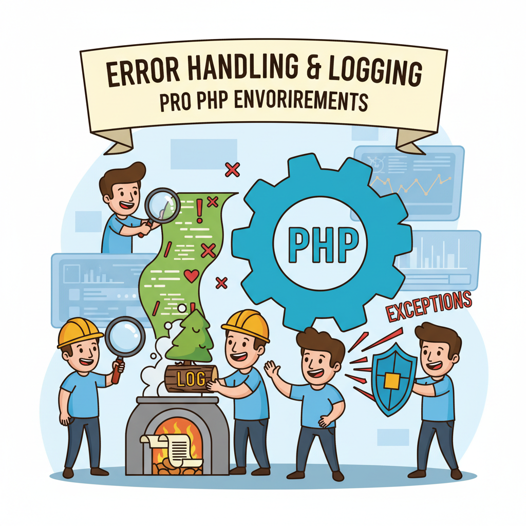 Guía completa de manejo de errores y logging en PHP para entornos profesionales