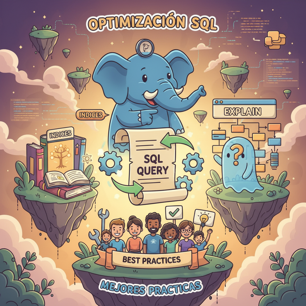 Guía completa de optimización de consultas SQL (PostgreSQL): índices, EXPLAIN y mejores prácticas