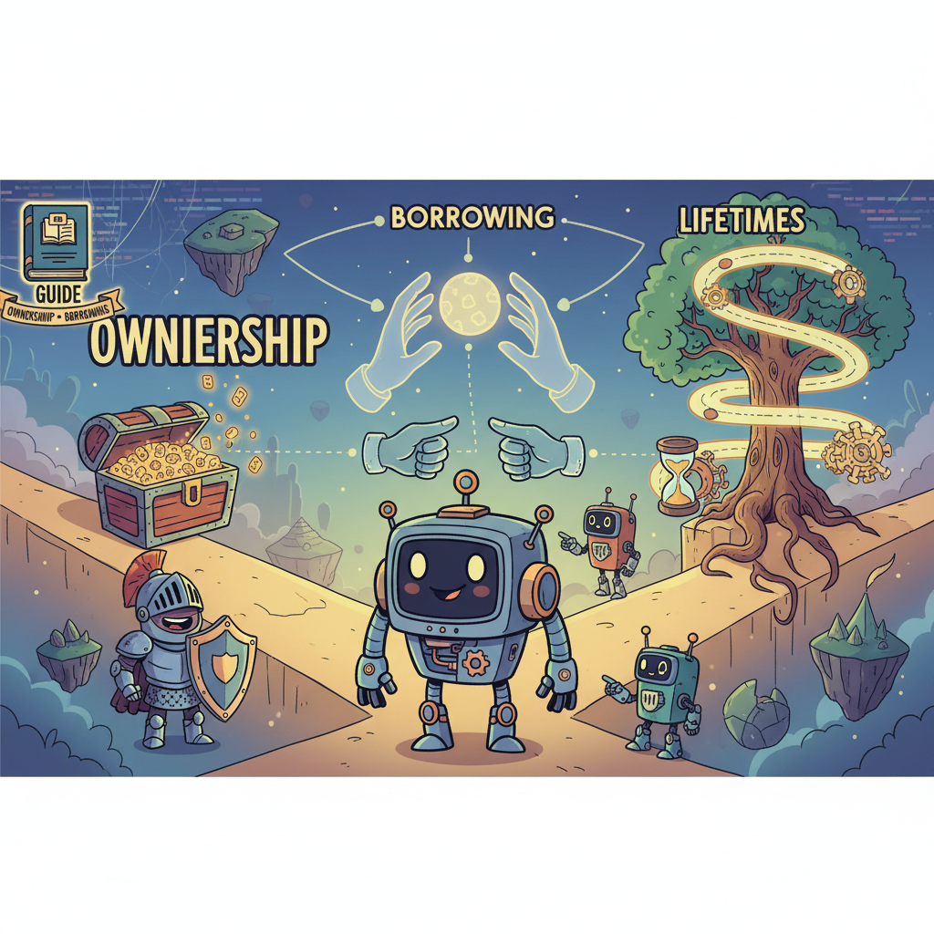 Guía completa de Ownership, Borrowing y Lifetimes en Rust