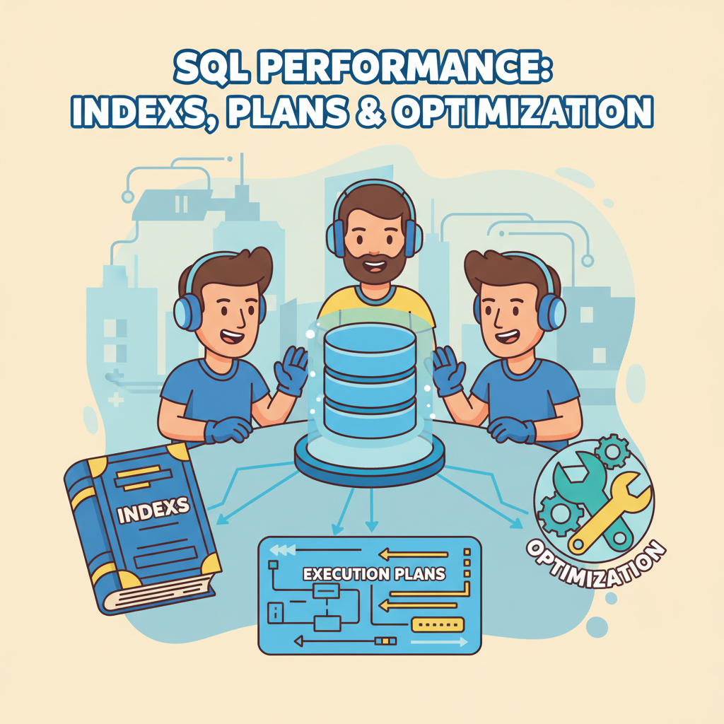 Guía completa de rendimiento en SQL para desarrolladores: índices, planes y optimización