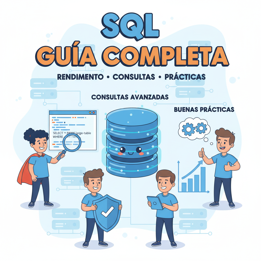 Guía completa de SQL para desarrolladores: rendimiento, consultas avanzadas y buenas prácticas