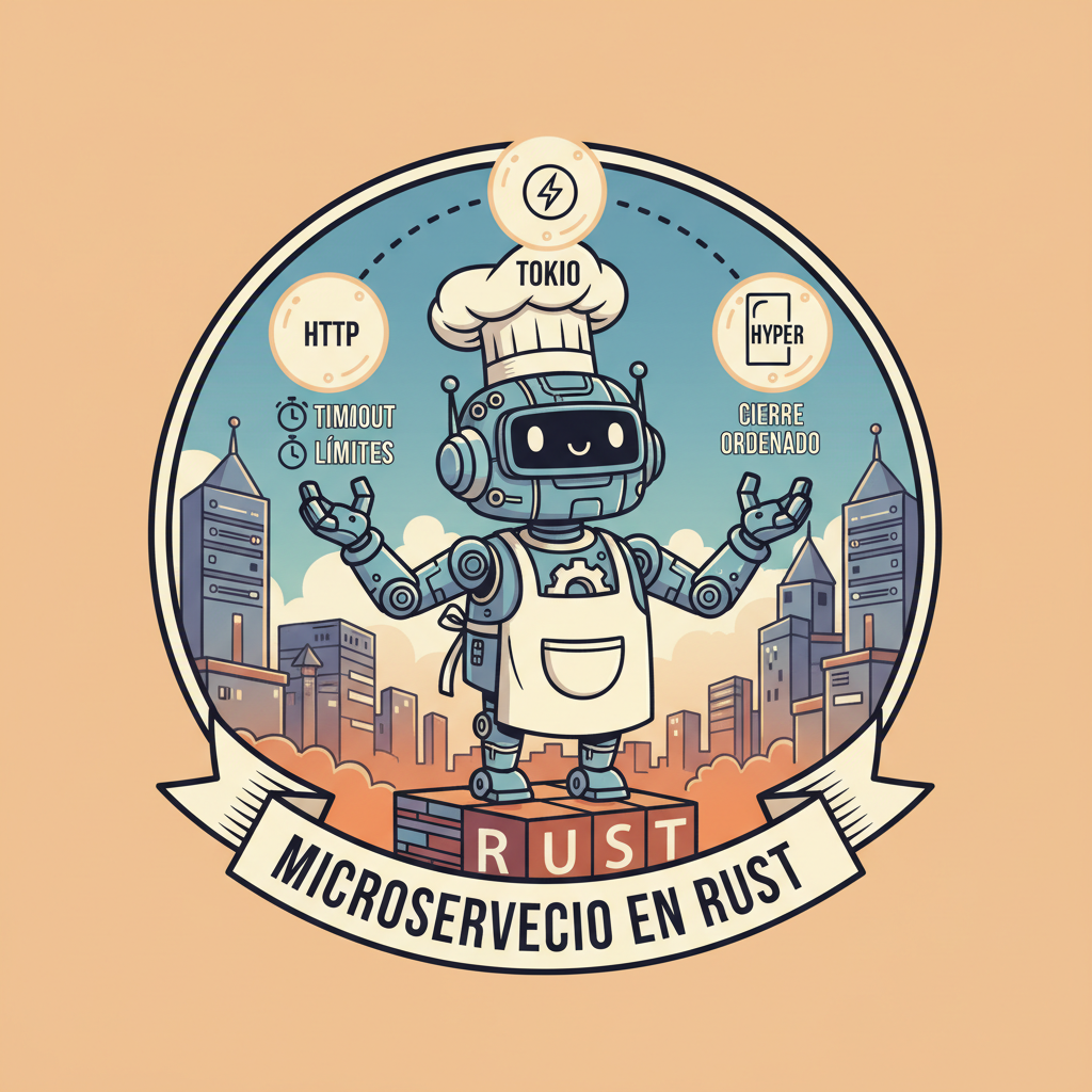 Microservicio HTTP en Rust con hyper y tokio: timeouts, límites y cierre ordenado