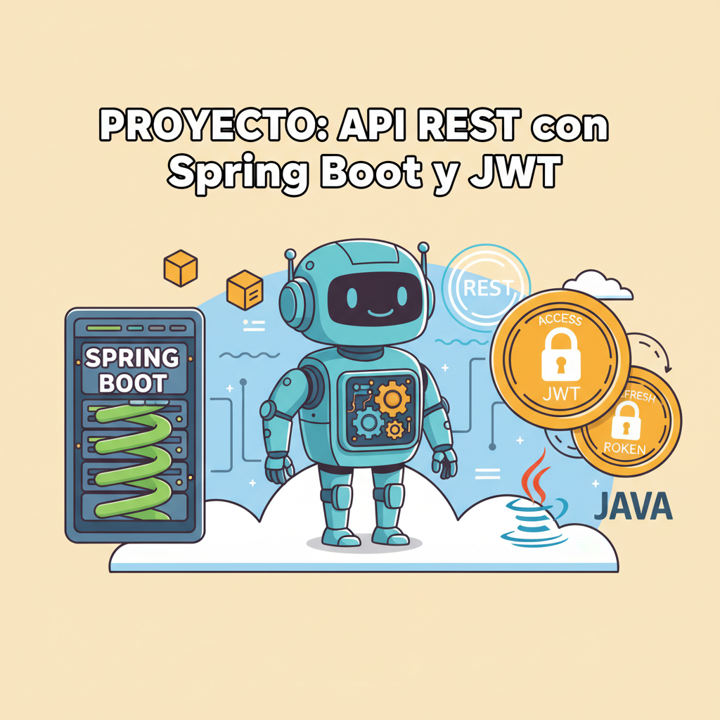 Proyecto: API REST con Spring Boot y JWT (access + refresh tokens) — Java