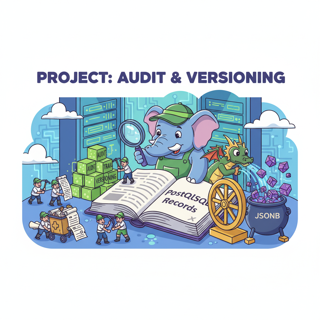 Proyecto práctico: Auditoría y versionado de registros en PostgreSQL con triggers y JSONB