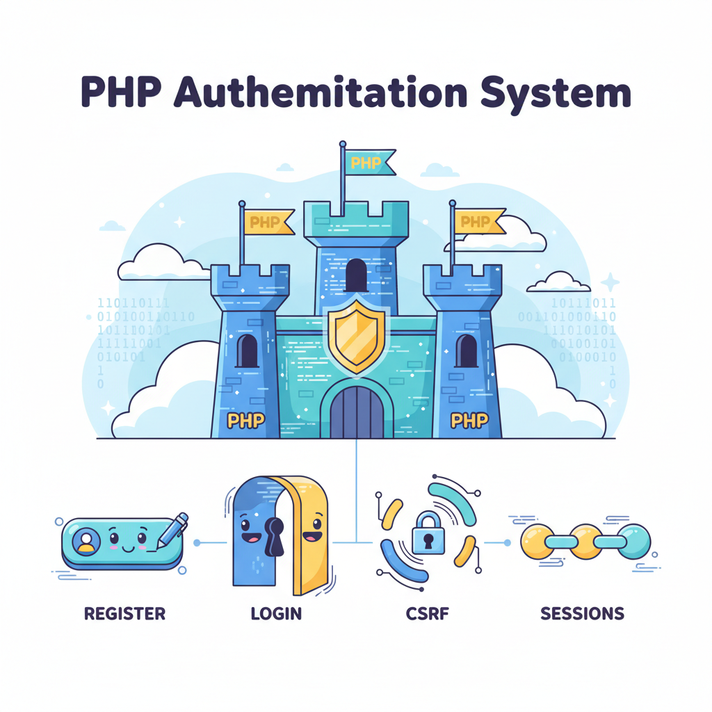 Sistema de autenticación seguro en PHP: registro, login, CSRF y sesiones