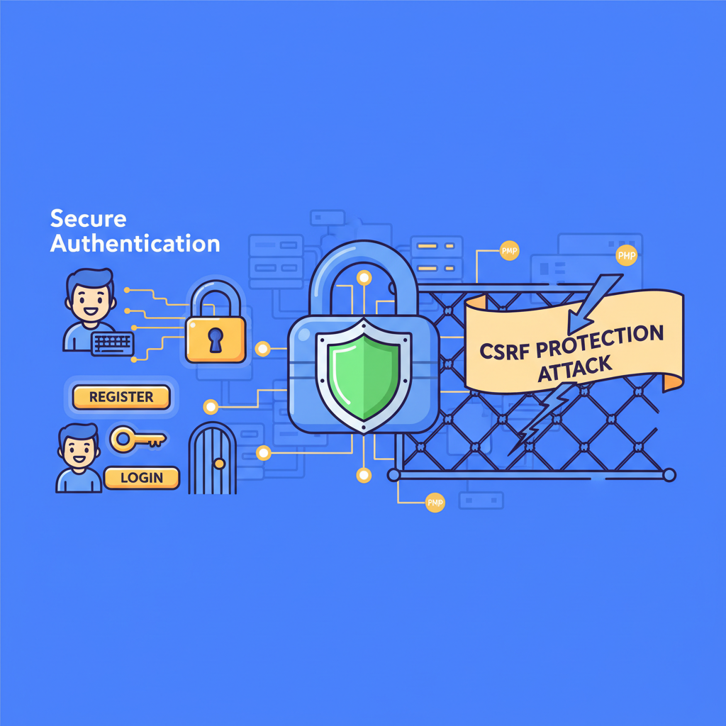 Sistema de autenticación seguro en PHP: registro, login y protección CSRF